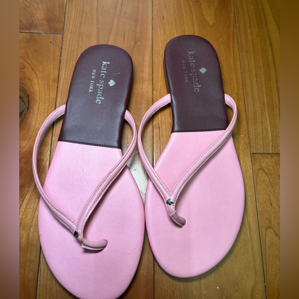 NWOB Kate Spade Light Pink Sandals minimalist - Picture 3 of 5